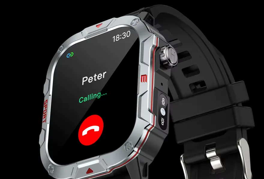 Smartwatch C41 Pro recibiendo una llamada