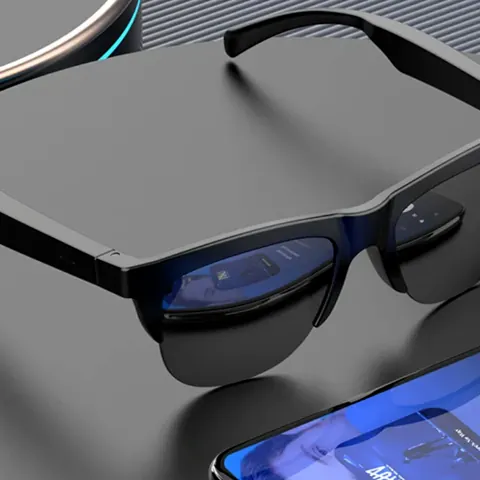 Los lentes Bluetooth vistos de cerca