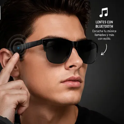 El combo completo: lentes Bluetooth y smartwatch